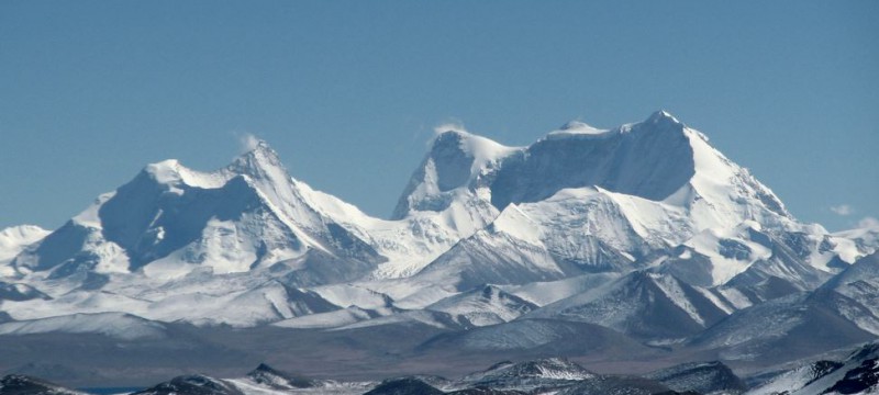 Вершина Кула-Кангри в Гималаях