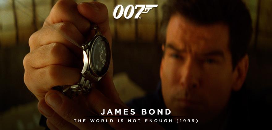 Часы Джеймса Бонда 007 в фильме И целого мира мало