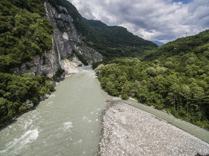 Река Кодор в Абхазии