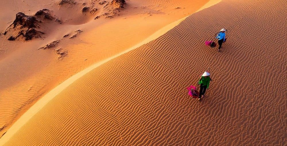 Красные дюны около Мунье
