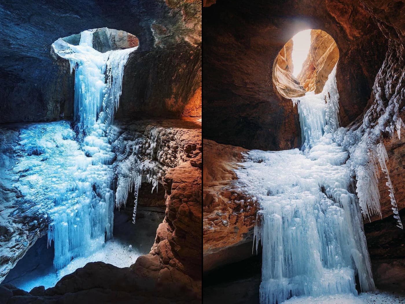 Красноярск Frozen Waterfall